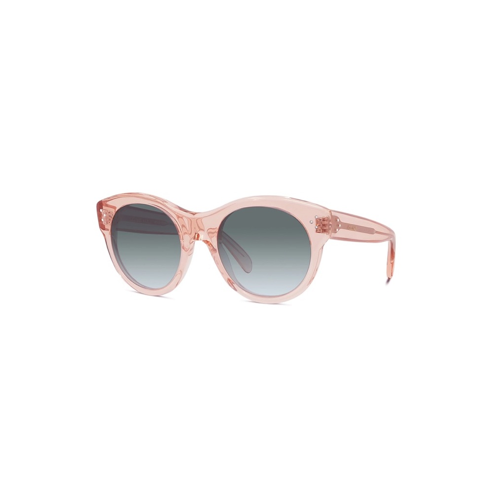 CELINE Pink Transparent Acetate Unisex Sunglasses CL40170I - Picture 7 of 12